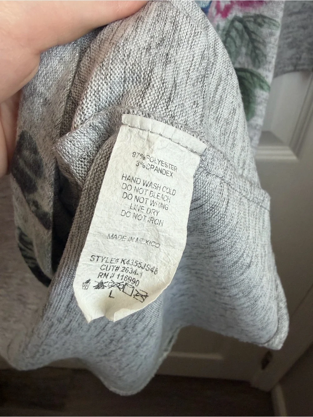 Ginger G Light Heather Gray Open Cardigan